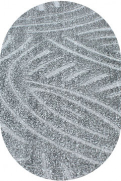 LUNA 2434A 10570 Високоворсний килим з поліпропілену і поліестеру з рельєфним візерунком. Добре чиститься пилососом 242х363