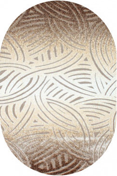 LUNA 2434B 10572 Високоворсний килим з поліпропілену і поліестеру з рельєфним візерунком. Добре чиститься пилососом 242х363