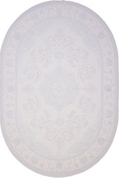 MYRAS 9696B 13708 Килими виконані з акрилу і вовни в витонченої класики в світлих тонах з тонким рельєфним візерунком. 242х363