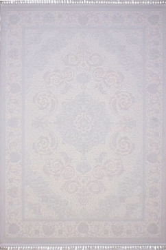 MYRAS 9696B 13710 Килими виконані з акрилу і вовни в витонченої класики в світлих тонах з тонким рельєфним візерунком. 242х363