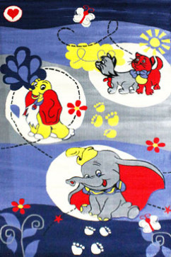 ROSE 1765A 277 Ідеальний килимок в дитячу кімнату з різноманітними малюнками, не викликає алергію. 242х363