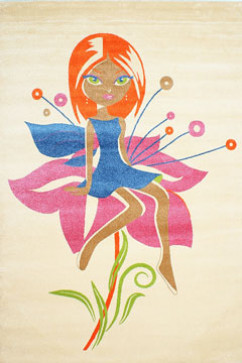 FULYA 8D18A 5103 Ідеальний килимок в дитячу кімнату з різноманітними малюнками, не викликає алергію. 242х363