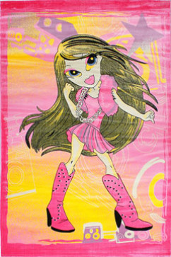 ROSE 1758A 7121 Ідеальний килимок в дитячу кімнату з різноманітними малюнками, не викликає алергію. 242х363