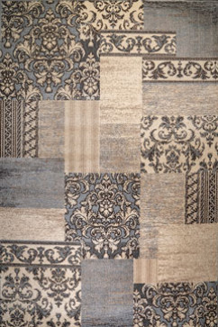 DAFFI 13033 20984 Ковры с невысоким ворсом 6,5 мм. Основа тканая, вес 1,7 кг/м2, нить - полипропилен фризе. Сделаны в Украине. На пол в зал, коридор и кухню 242х363