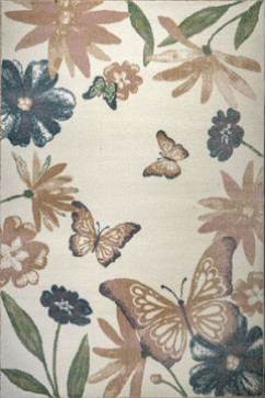 DREAM 18066 18622 Сучасні килими на тканій основі, ворс середній - 9 мм, вага 2,2 кг/м2, нитка - фрiзе. У дитячу, вітальню і спальню. Зроблені в Україні 242х363