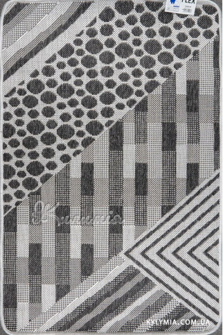 FLEX 19608 20464 Безворсовi килими - латексна основа, вологостійка нитка BCF. Можна прати в пральній машинці 322х483