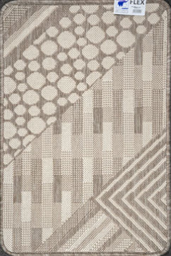 FLEX 19608 20451 Безворсовые ковры нескользящие, латексная основа. Можно стирать в стиральной машинке  242х363