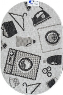 FLEX 19617 20456 Безворсовi килими - латексна основа, вологостійка нитка BCF. Можна прати в пральній машинці 242х363