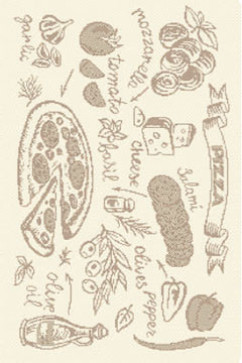 FLEX 19605 20877 Безворсовi килими - латексна основа, вологостійка нитка BCF. Можна прати в пральній машинці 242х363