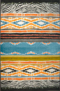 KOLIBRI 11335 18775 Сучасні килими на тканій основі, ворс середній - 9 мм, вага 2,2 кг/м2, нитка - фрiзе. У дитячу, вітальню і спальню. Зроблені в Україні 242х363