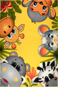 KOLIBRI 11058 18815 Современные ковры на тканой основе, ворс средний - 9 мм, вес 2,2 кг/м2, нить - фризе. В детскую, гостиную и спальню. Сделаны в Украине  242х363