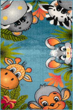 KOLIBRI 11058 18816 Сучасні килими на тканій основі, ворс середній - 9 мм, вага 2,2 кг/м2, нитка - фрiзе. У дитячу, вітальню і спальню. Зроблені в Україні 242х363