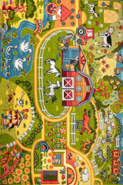 KOLIBRI 11287 19377 Сучасні килими на тканій основі, ворс середній - 9 мм, вага 2,2 кг/м2, нитка - фрiзе. У дитячу, вітальню і спальню. Зроблені в Україні 242х363