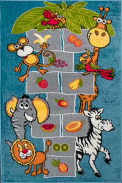 KOLIBRI 11120 20402 Современные ковры на тканой основе, ворс средний - 9 мм, вес 2,2 кг/м2, нить - фризе. В детскую, гостиную и спальню. Сделаны в Украине  242х363