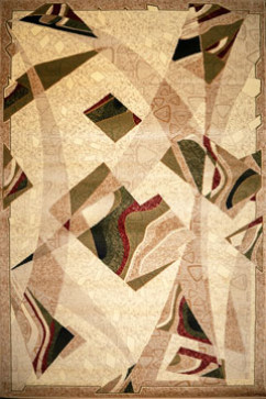 LOTOS 1516 18931 Современные ковры на тканой основе, ворс средний - 9 мм, вес 1,8 кг/м2, нить - хит сет. В детскую, гостиную и спальню. Сделаны в Украине  242х363