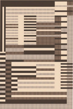 NATURALLE 19209 19863 Тонкі безворсові килими - циновки. Без основи, ворс 3мм, вологостійка нитка BCF.  Для кухонь, коридорів, терас 242х363