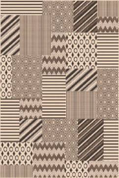 NATURALLE 19210 19865 Тонкі безворсові килими - циновки. Без основи, ворс 3мм, вологостійка нитка BCF.  Для кухонь, коридорів, терас 242х363