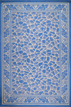 NATURALLE 909 20900 Тонкі безворсові килими - циновки. Без основи, ворс 3мм, вологостійка нитка BCF.  Для кухонь, коридорів, терас 242х363