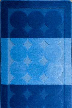 EDREMIT 2PC 2582 18300 Коврик в ванную на латексной основе из искуственной нити, хорошо впитывает влагу и быстро сохнет. 242х363