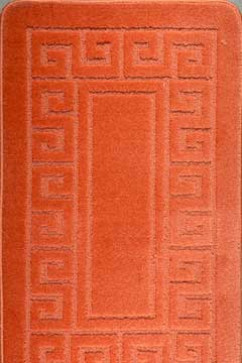 ETHNIC 2PC 2505 18305 Килимок у ванну на латексній основі з штучної нитки, добре вбирає вологу і швидко сохне. 242х363