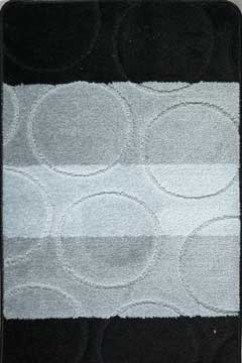 KROK 2PC 8851 18313 Килимок у ванну на латексній основі з штучної нитки, добре вбирає вологу і швидко сохне. 242х363