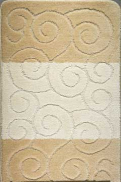 SILE 2PC 2540 18322 Коврик в ванную на латексной основе из искуственной нити, хорошо впитывает влагу и быстро сохнет. 242х363