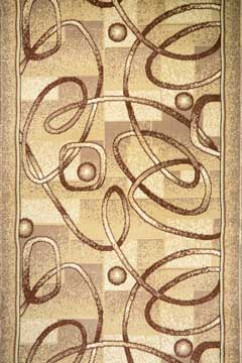 ALMIRA 2651 17805 Недорогі дорiжки з поліпропілену BCF хорошої якості.  Ткана основа, Висота 7 мм, вага 1,35 кг/м2 242х363