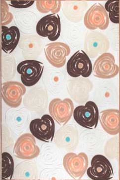 BONITA I224 3580 Тонкі акрилові килими в яскравих  фарбах, зручні в прибиранні. Підійдуть в будь-яку кімнату. 242х363