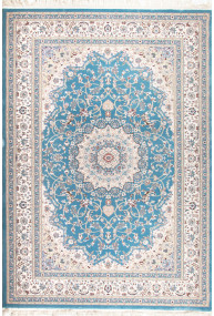 Килим ESFEHAN 4878A blue-ivory