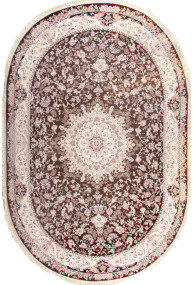Килим ESFEHAN 7786A dbrown-ivory