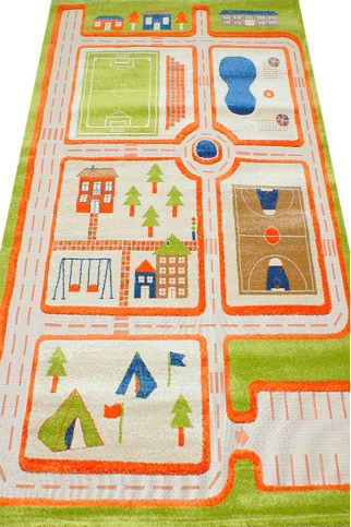 FULYA 8C44B 17049 Идеальный коврик в детскую комнату с разнообразными рисунками, не вызывает аллергию. 322х483