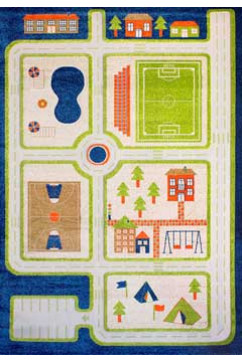 FULYA 8C44B 17048 Ідеальний килимок в дитячу кімнату з різноманітними малюнками, не викликає алергію. 242х363