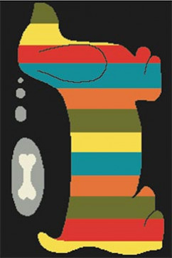 KOLIBRI 11097 18745 Сучасні килими на тканій основі, ворс середній - 9 мм, вага 2,2 кг/м2, нитка - фрiзе. У дитячу, вітальню і спальню. Зроблені в Україні 242х363