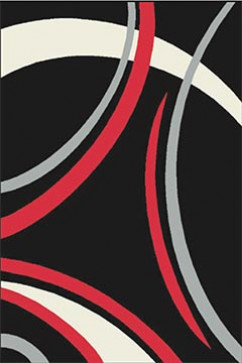 KOLIBRI 11427 18777 Сучасні килими на тканій основі, ворс середній - 9 мм, вага 2,2 кг/м2, нитка - фрiзе. У дитячу, вітальню і спальню. Зроблені в Україні 242х363