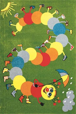 KOLIBRI 11057 18814 Современные ковры на тканой основе, ворс средний - 9 мм, вес 2,2 кг/м2, нить - фризе. В детскую, гостиную и спальню. Сделаны в Украине  242х363