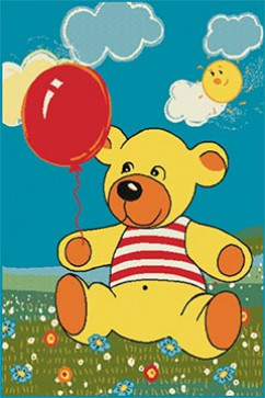 KOLIBRI 11145 19354 Современные ковры на тканой основе, ворс средний - 9 мм, вес 2,2 кг/м2, нить - фризе. В детскую, гостиную и спальню. Сделаны в Украине  242х363