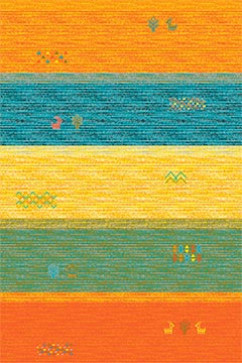 KOLIBRI 11204 19379 Современные ковры на тканой основе, ворс средний - 9 мм, вес 2,2 кг/м2, нить - фризе. В детскую, гостиную и спальню. Сделаны в Украине  242х363