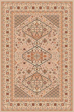 LOTOS 15040 18976 Сучасні килими на тканій основі, ворс середній - 9 мм, вага 1,8 кг/м2, нитка - хіт сет. У дитячу, вітальню і спальню. Зроблені в Україні 242х363