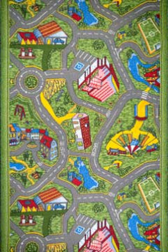 P Р 1129/51 15764 Ковровая дорожка из полиамида на войлочной основе. Удобна в уборке. Подойдет для детской комнаты. 242х363