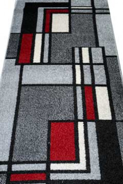 PICASSO 1709 17823 Килимова доріжка з поліпропілену з м'яким ворсом.  Підійде для вітальні і житлової кімнати. 242х363