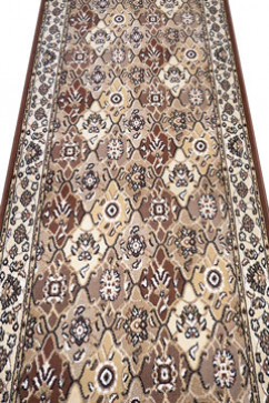 ALMIRA 2348 20721 Недорогие дорожки из полипропилена BCF хорошего качества. Тканая основа, Высота 7 мм, вес 1,35 кг/м2 242х363