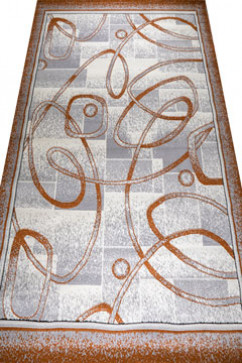 ALMIRA 2651 20722 Недорогі дорiжки з поліпропілену BCF хорошої якості.  Ткана основа, Висота 7 мм, вага 1,35 кг/м2 242х363