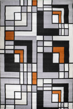 ALMIRA 4124 20746 Недорогі килими з поліпропілену BCF хорошої якості.  Ткана основа, Висота 7 мм, вага 1,35 кг/м2 242х363