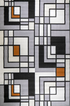 ALMIRA 4124 20747 Недорогі килими з поліпропілену BCF хорошої якості.  Ткана основа, Висота 7 мм, вага 1,35 кг/м2 242х363