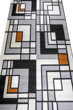 ALMIRA 4124 20744 Недорогі дорiжки з поліпропілену BCF хорошої якості.  Ткана основа, Висота 7 мм, вага 1,35 кг/м2 242х363