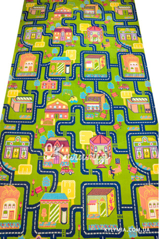 BABY 6046 20662 Яркие детские ковры из полипропилена со стандартным ворсом 10мм средней плотности 352 тыс узлов 322х483