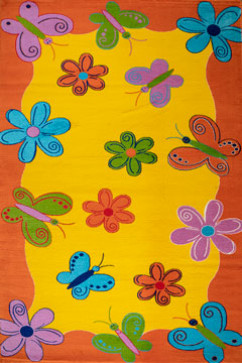 BABY 2057 20638 Яскраві дитячі килими з поліпропілену зі стандартним ворсом 10мм середньої щільності 352 тис вузлів 242х363