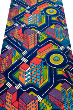 BABY 6045 20720 Яскраві дитячі килими з поліпропілену зі стандартним ворсом 10мм середньої щільності 352 тис вузлів 242х363