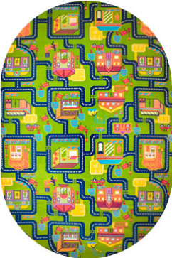 BABY 6046 20661 Яркие детские ковры из полипропилена со стандартным ворсом 10мм средней плотности 352 тыс узлов 242х363