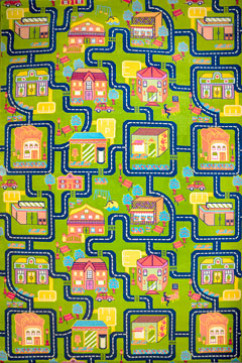 BABY 6046 20662 Яскраві дитячі килими з поліпропілену зі стандартним ворсом 10мм середньої щільності 352 тис вузлів 242х363